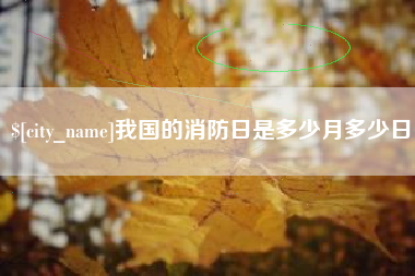 铜仁我国的消防日是多少月多少日