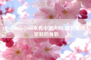 铜仁5000米有中国人吗-都有中国人坚毅的身影