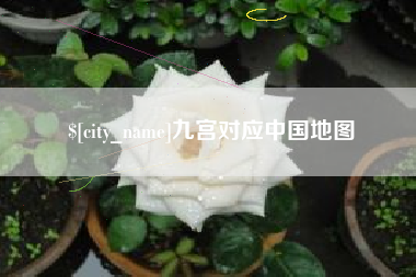 铜仁九宫对应中国地图
