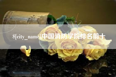铜仁中国消防学院排名前十