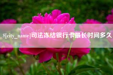 铜仁司法冻结银行卡最长时间多久