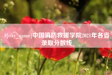 铜仁中国消防救援学院2021年各省录取分数线