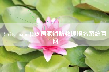铜仁2020国家消防救援报名系统官网
