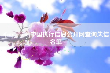 铜仁中国执行信息公开网查询失信名单