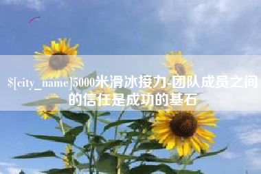 铜仁5000米滑冰接力-团队成员之间的信任是成功的基石