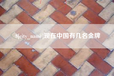 铜仁现在中国有几名金牌