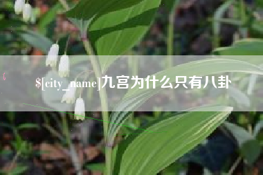 铜仁九宫为什么只有八卦