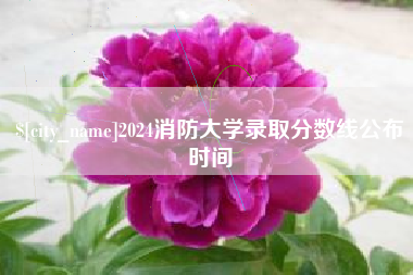 铜仁2024消防大学录取分数线公布时间