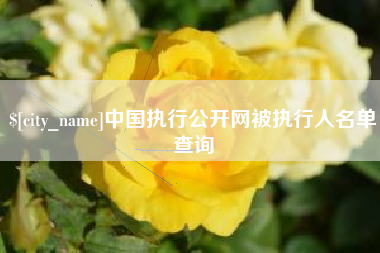 铜仁中国执行公开网被执行人名单查询