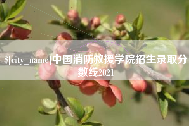 铜仁中国消防救援学院招生录取分数线2021