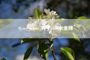 铜仁男子5000米金牌