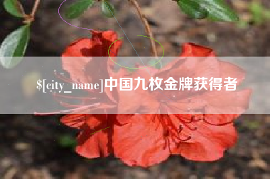 铜仁中国九枚金牌获得者