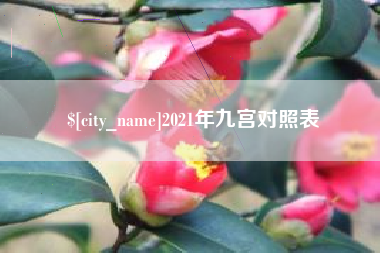 铜仁2021年九宫对照表