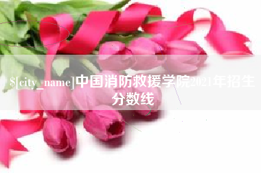 铜仁中国消防救援学院2021年招生分数线