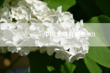 铜仁中国金牌有哪些2021